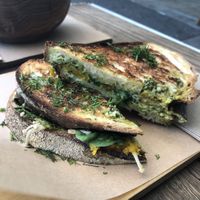 Vegan toasted sandwich at Combi in Byron Bay