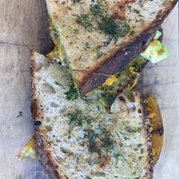 Vegan toastie #Veganuary at Combi in Byron Bay