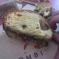 Vegan Toasted Sandwich  at Combi in Byron Bay