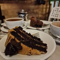 Vegan cakes at Chapter One in Manchester