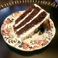 Oreo cake  at Chapter One in Manchester