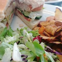 Not fish burger at Musgo in Aveiro