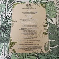 The menu. at Musgo in Aveiro