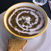 Pumpkin soup at Musgo in Aveiro