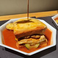 Vegan Francesinha at Musgo in Aveiro
