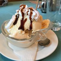 Ice cream dessert  at Peace Food in Essen