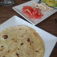 local cornbread and fillings at Codigos del Arte in Denia