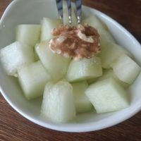 melon and walnut at Codigos del Arte in Denia