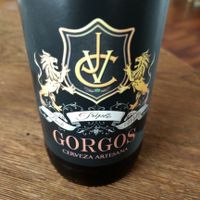 a local beer, 7.5% wow.  at Codigos del Arte in Denia