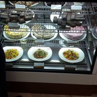 Desserts and Salads. Try that cheesecake! at Wholegrain Organics in Palmerston North