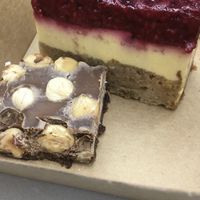 Cabinet vegan treats at Wholegrain Organics in Palmerston North