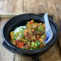 spicy rice bowl. Yummy   at Super Natural in Antwerpen