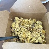 Breakfast scramble  at Skull & Cakebones in Dripping Springs
