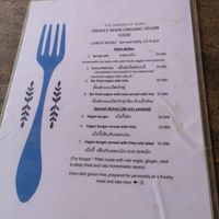 Menu part 2 at The Garden of Nang in Don Det