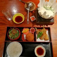 'Vegetarian' menu (they tell me it doesn't contain eggs and dairy) at Yosiya in Kyoto