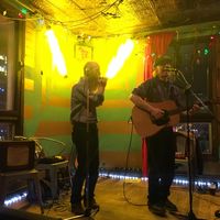 The second group we saw - bluegrass jazz  at L'Escalier in Montreal