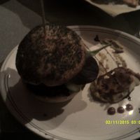 Burger at L'Escalier in Montreal