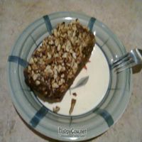 vegan brownie at L'Escalier in Montreal