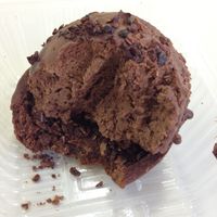 Vegan chocolate tart at No. 4 in Tokyo