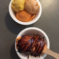 💛🧡🖤 at Garden Creamery in San Francisco