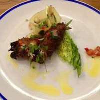 Shallot Bhaji starter at The Salamander in Bath