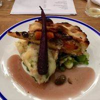 Mushroom and Vegetable Pie at The Salamander in Bath
