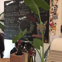 Menu (part of it) at Café Selen in Kaiserslautern