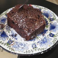 Beetroot and chocolate cake (vegan) at Café Selen in Kaiserslautern