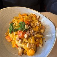 Kürbis Pasta  at Waldhotel am Notschreipass in Todtnau