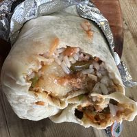 haggis (!) vegan burrito  at Taco Mazama - Byres Rd in Glasgow