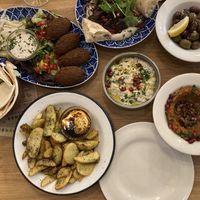 vegan mezze  at Dobrumba in Budapest