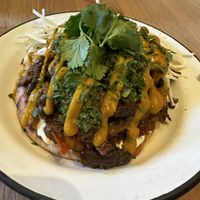 Mushroom shawarmaa  at Dobrumba in Budapest