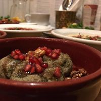 Cabbage Phakali - Georgian cabbage and onion paste with walnut and spices - ca. 3 Euros at Dobrumba in Budapest