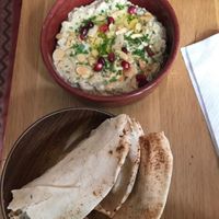 Baba Ghanoush Dip  at Dobrumba in Budapest