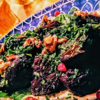 Beet salad at Dobrumba in Budapest