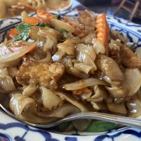 Basil noodle, modified to be vegan  at Siam Square in Middletown