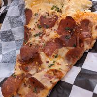 Hippie pepperoni at Evel Pie in Las Vegas