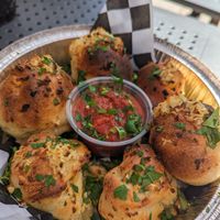 Vegan garlic knots at Evel Pie in Las Vegas