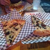 Mushroom ("420") slices at Evel Pie in Las Vegas