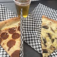 The Hippie pepperoni and the 420    at Evel Pie in Las Vegas