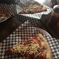 Sticky inedible Daiya mess I didn’t order but was served at Evel Pie in Las Vegas