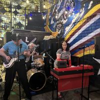 Back yard with Rhythm Ace and the Nu Tones!  at Evel Pie in Las Vegas