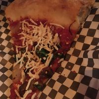 vegan slice at Evel Pie in Las Vegas