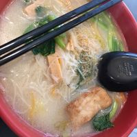 Fish Slice Bee Hoon Soup at Cundhi Vegetarian 準提素食坊 in East Singapore