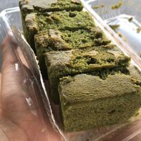 Matcha tea cake at M Bakery in Central Singapore