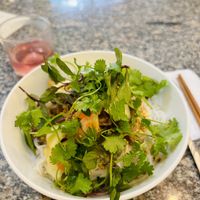 Bun tron (mixed noodles)  at Sesame in Hanoi