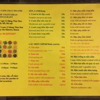 Menu - Page 1 of 2 at Sesame in Hanoi