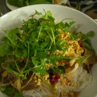 Vegan mushroom noodle at Sesame in Hanoi