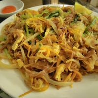 Fried noodle at Sesame in Hanoi