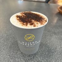 vegan cappuccino   at Maison Landemaine - Clichy in Paris